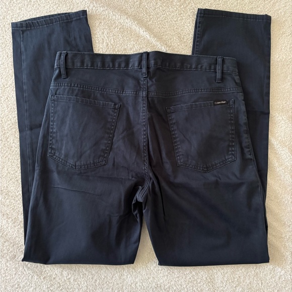 Calvin Klein dark blue pants - Picture 7 of 9